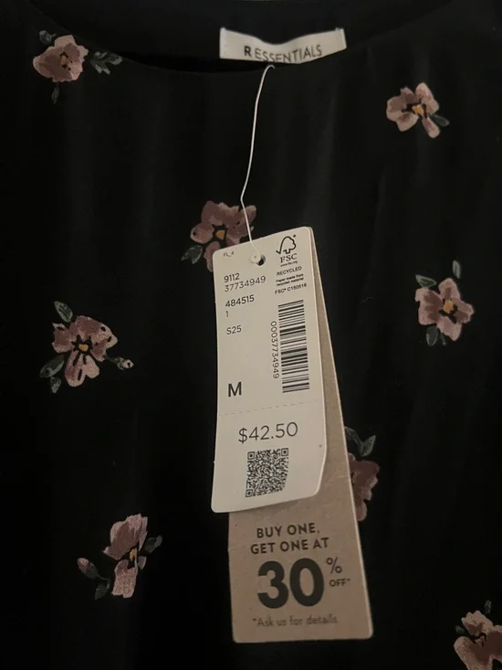 Reitmans R Essentials Black Floral Tank - Picture 4 of 11